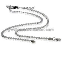 Collar de cadena de cadena de collar de acero inoxidable Collar cadena de hombres de serpiente 3,5 mm 45 cm de longitud